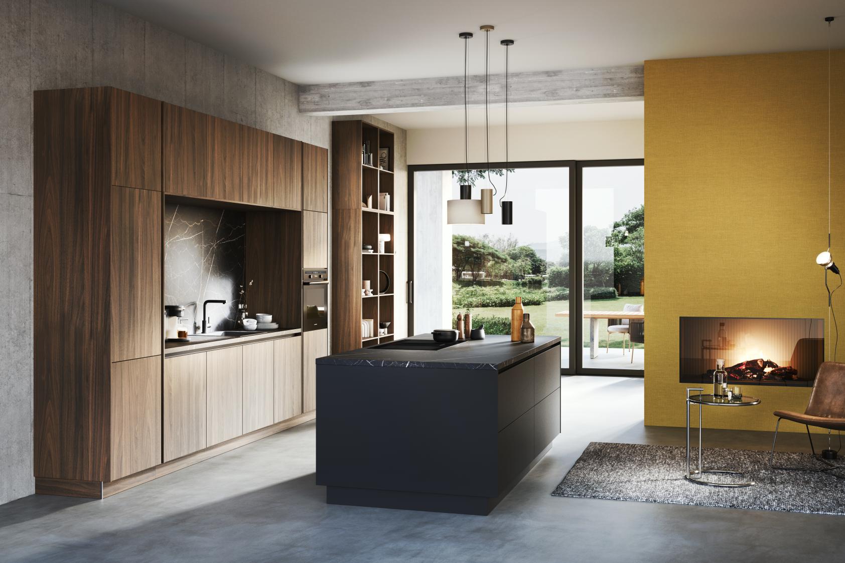 AV 2041-GL Walnuss-dunkel AV 2135-GL Schwarz