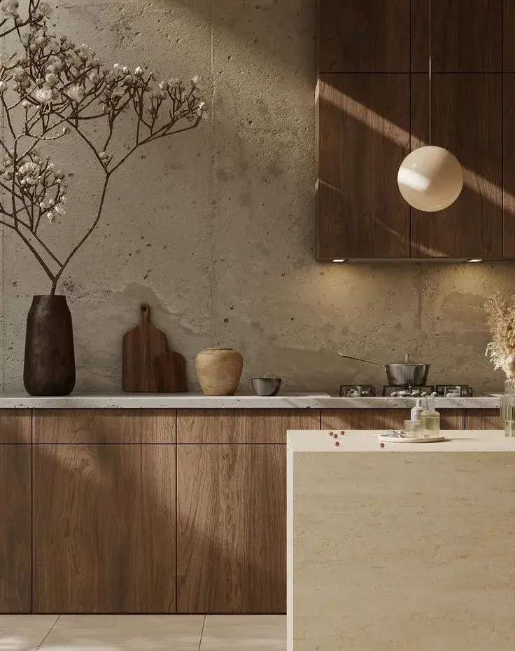 Cozy Industrial Kitchen